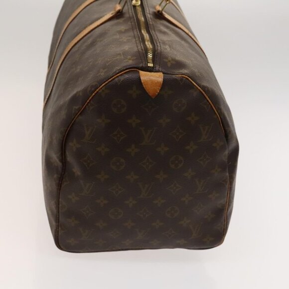 LOUIS VUITTON Monogram Keepall 55 Boston Bag M41424 LV Auth 124848 - Picture 5 of 16